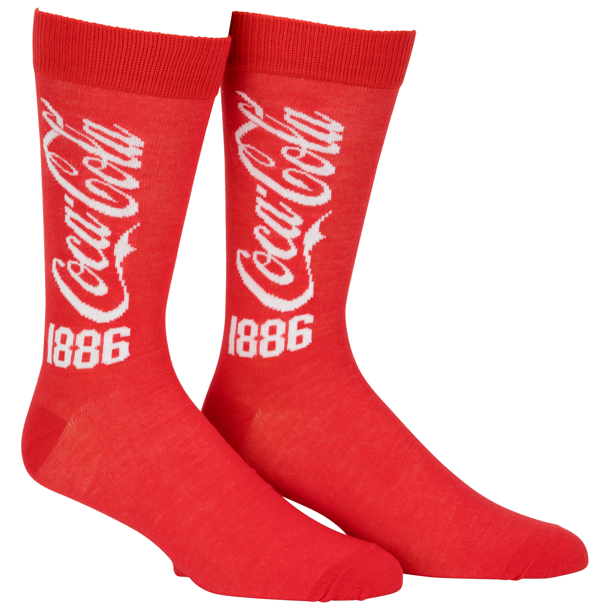Coca-Cola 1886 Logo Crew Socks
